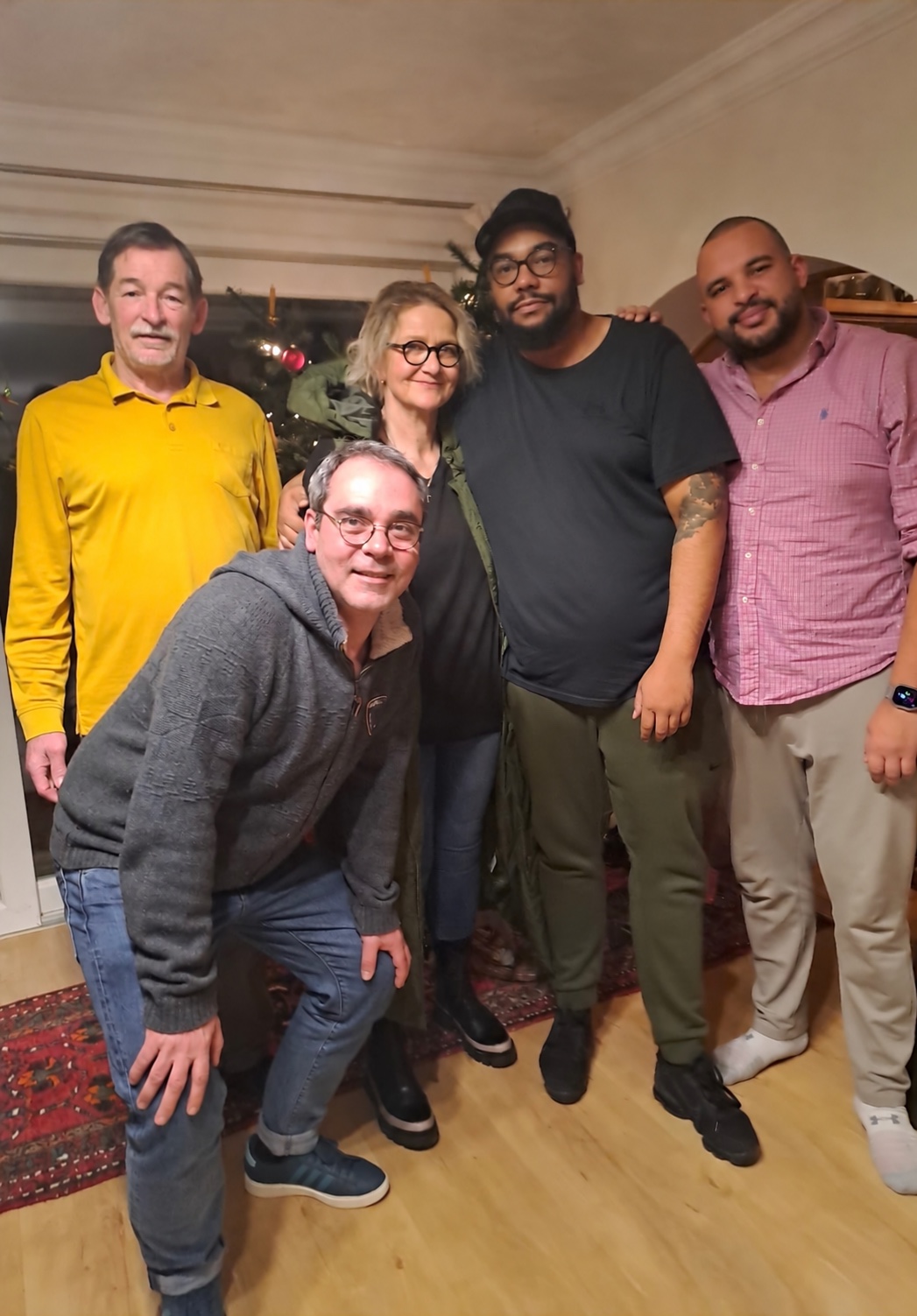 A photograph together at home